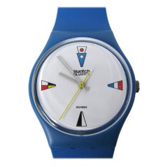 1984 Swatch Watch 4 Flags