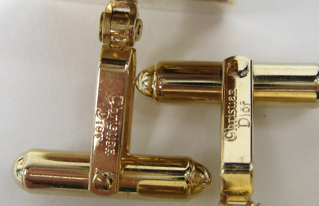 Christian Dior Mens Cufflinks For Sale at 1stdibs