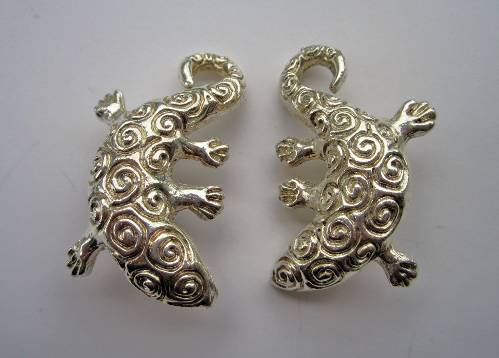 Dominique Aurientis Lizard Earrings
