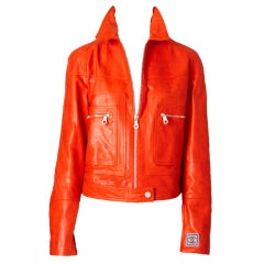 Chanel Leather Motorcycle  jacket