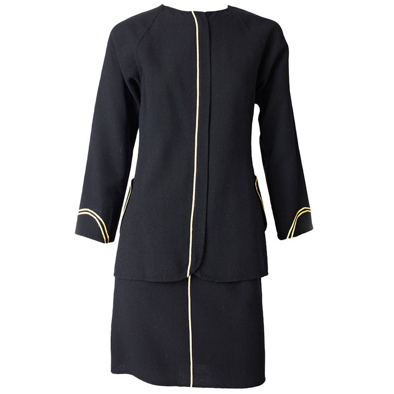 Geoffrey Beene Wool Crepe Dinner Suit at 1stDibs