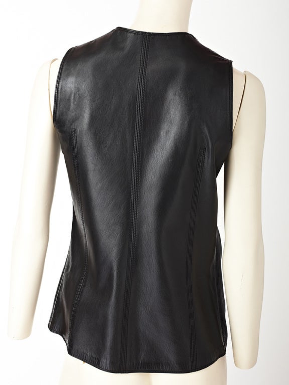 Celine Leather Vest 1