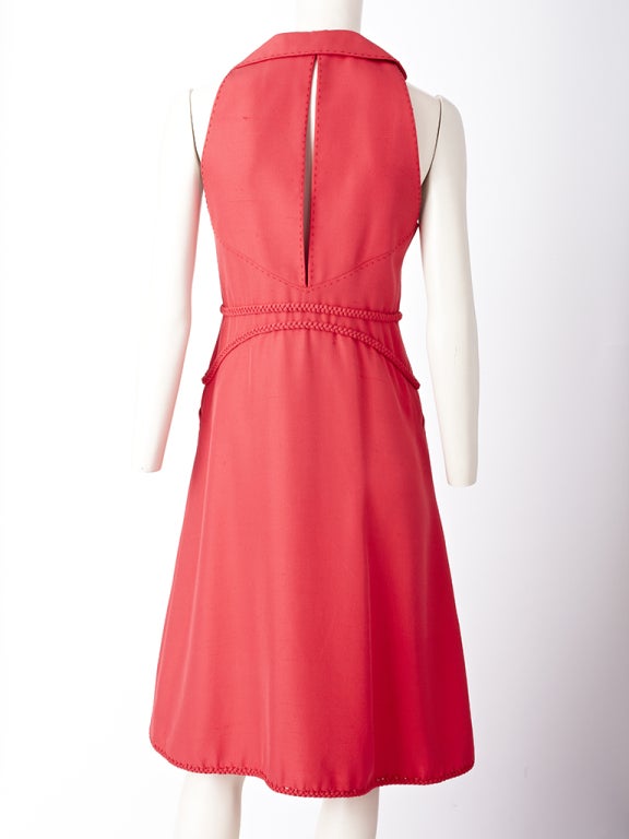 Red Ralph Rucci Day Dress