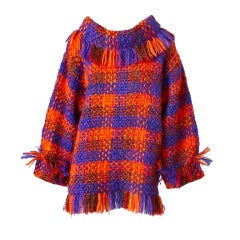 Yves St. Laurent Colorful Tweed Tunic