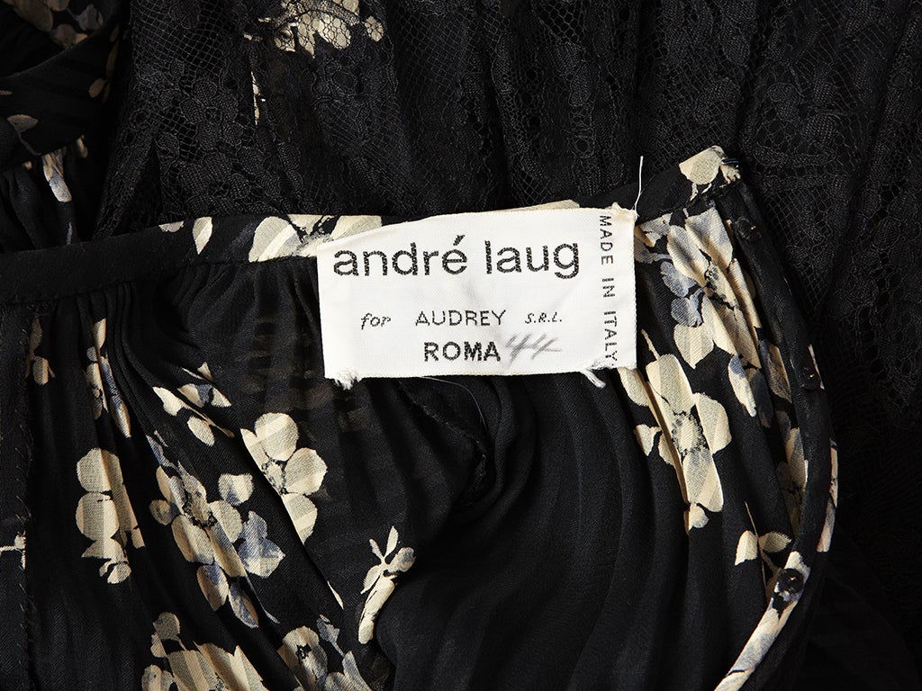 Andre Laug Tiered Pleated Dress 1