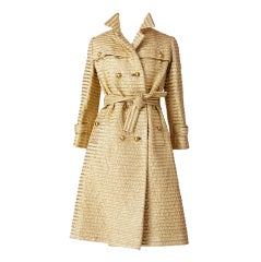 Gold Lurex 60's Trench