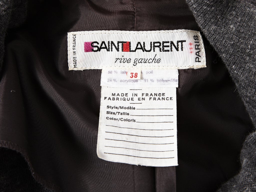 Yves Saint Laurent Wool Knit Jumpsuit at 1stDibs