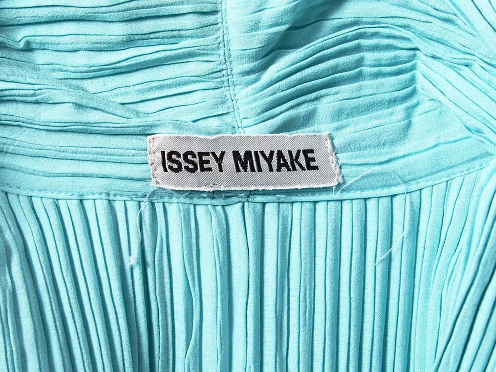 Issey Miyake Pleated Coat In Excellent Condition In New York, NY