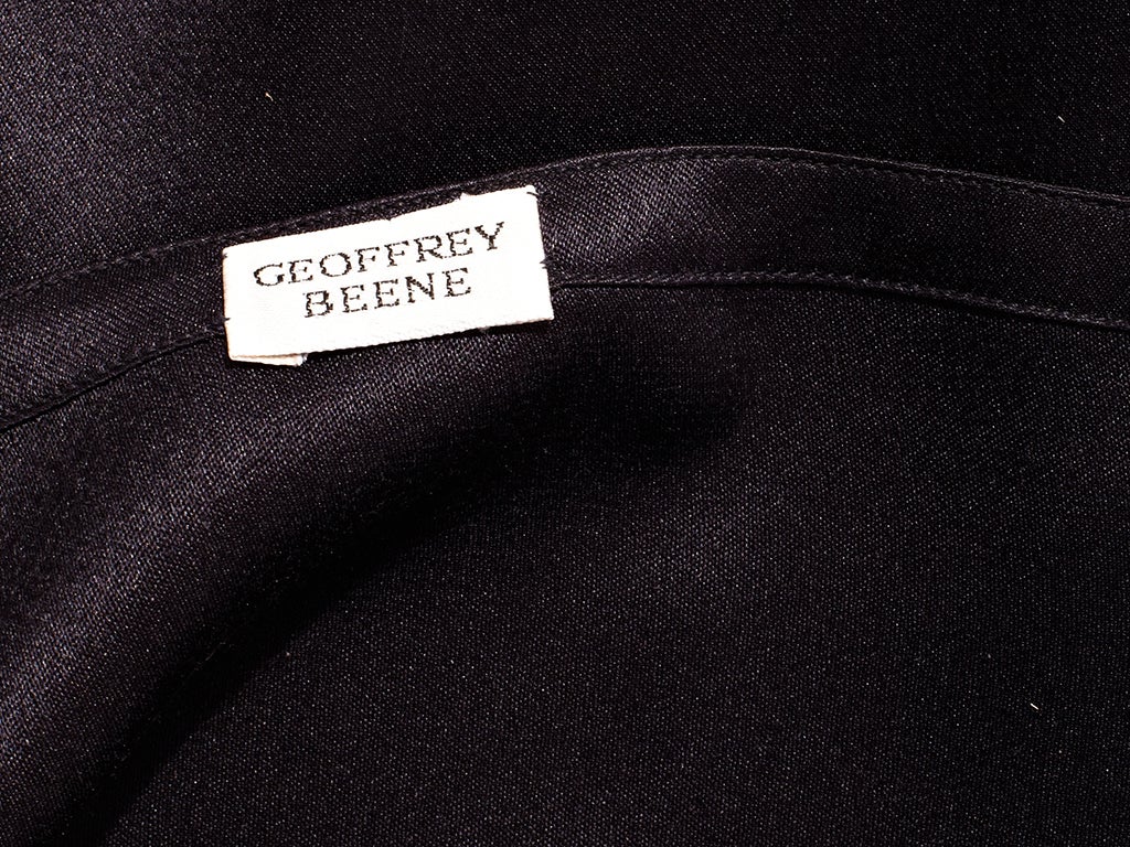 Geoffrey Beene Midnight Blue Colunm Dress 1