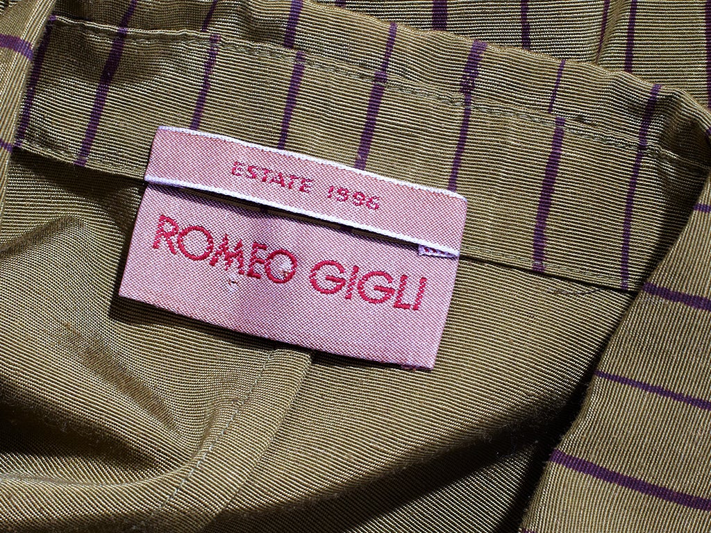 Women's Romeo Gigli Stripe Suit