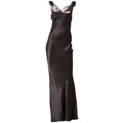 John Galliiano Bias Cut Gown