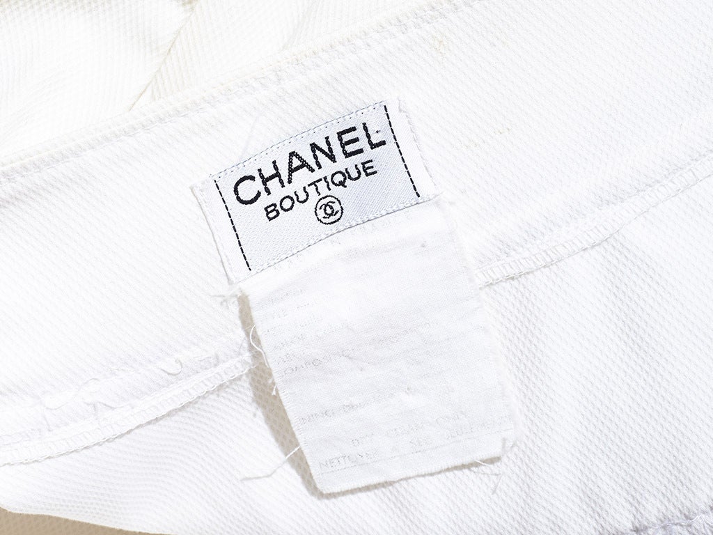 Chanel Cotton Pique Skirt 2
