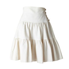 Chanel Cotton Pique Skirt