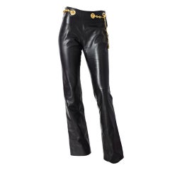 Celine Leather Pants