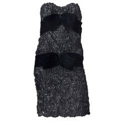 Givenchy Ribbon lace and Velvet cocktail Dress