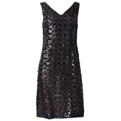 Malcolm Starr Sequined Cocktail Dress
