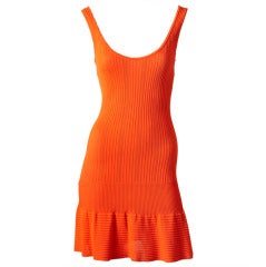 Alaia Jersey Knit Mini Dress