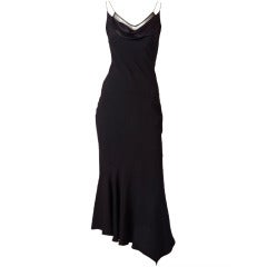 John Galliano Bias Cut Evening Dress