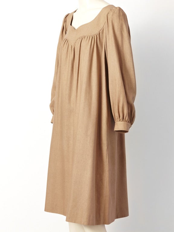 silk smock