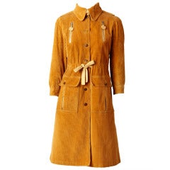 Courreges Corduroy Trench