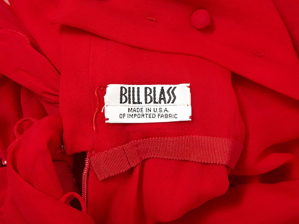 Women's Bill Blass Chiffon Cocktail Dress