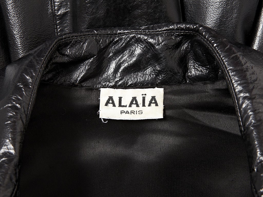 Alaia Patent Trench In Excellent Condition In New York, NY