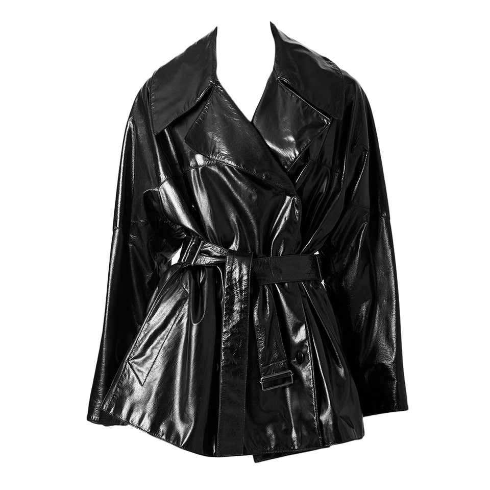 Alaia Patent Trench at 1stDibs | alaia cape