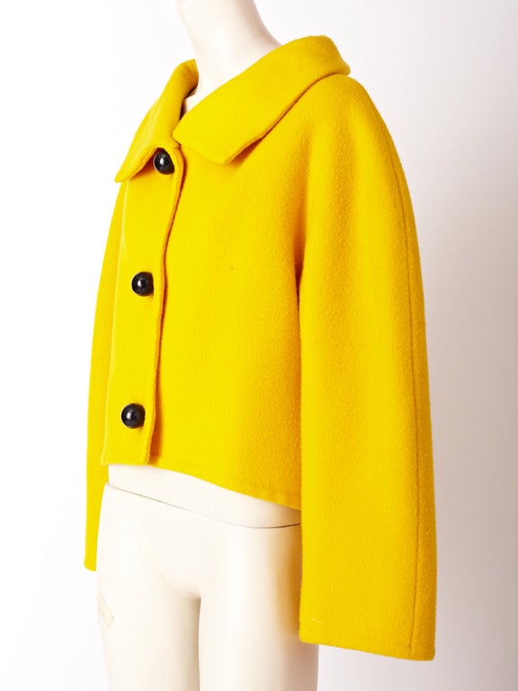 Arnold Scassi Double Face Wool Jacket