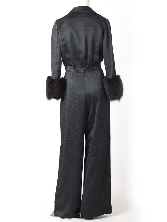 Galanos Jumpsuit In Excellent Condition In New York, NY