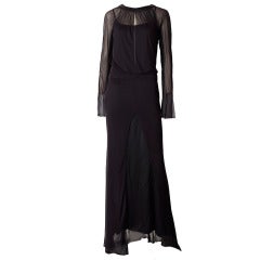 Chanel Silk Knit Gown