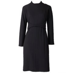 Goeffrey Beene Wool Knit Day Dress