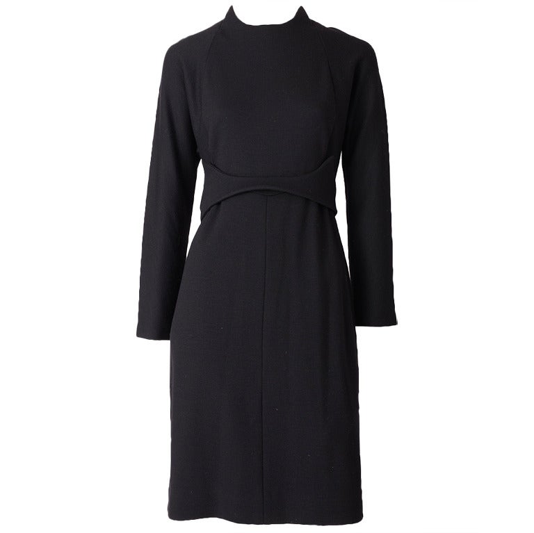 Goeffrey Beene Wool Knit Day Dress