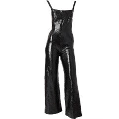 Vintage 1970's Sequined Jumpsuit