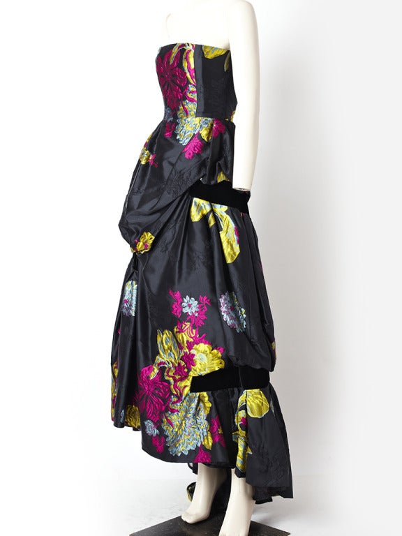 Christian LaCroix Brocade Evening Gown