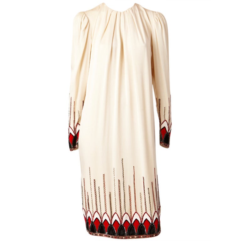 Givenchy Art Deco Inspired Cocktail Dress