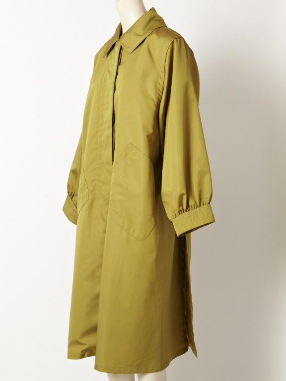 YSL Bronze Raincoat
