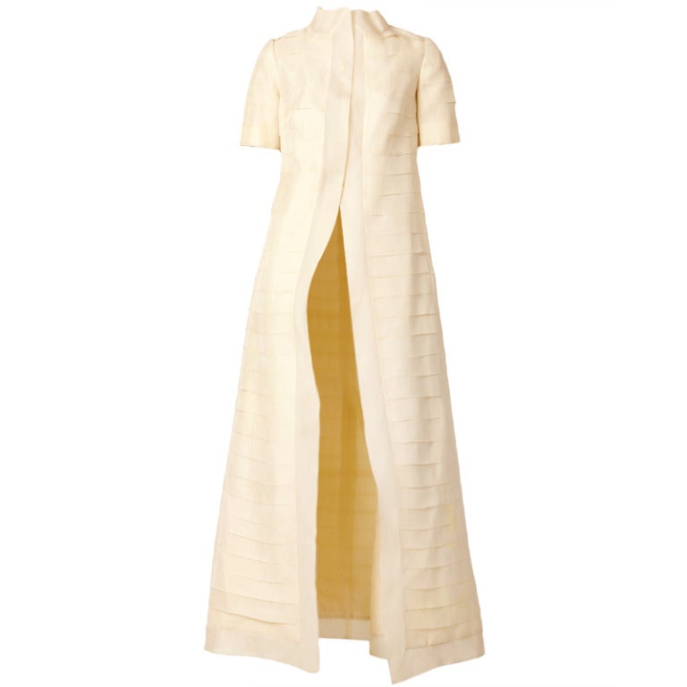 Bill Blass Organza Evening Coat