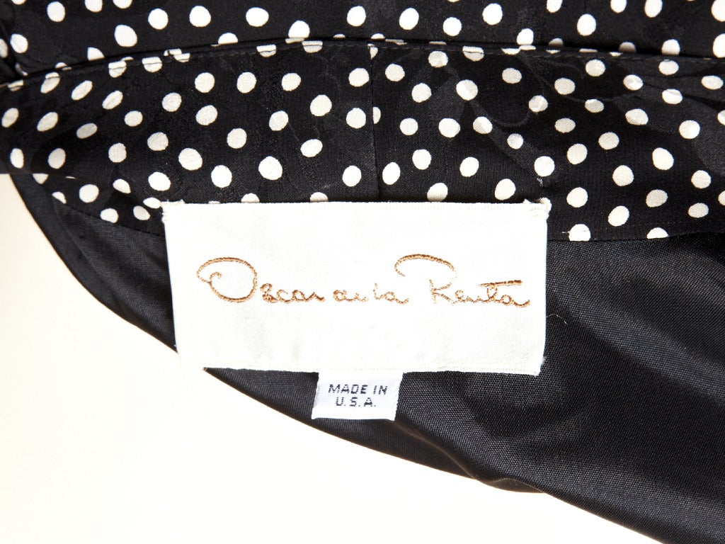 Oscar de la Renta Polka Dot Jumpsuit In Excellent Condition In New York, NY