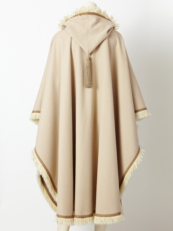 YSL Hooded Cape In Excellent Condition In New York, NY