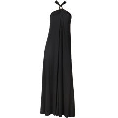 Donald Brooks Jersey Halter Gown at 1stDibs