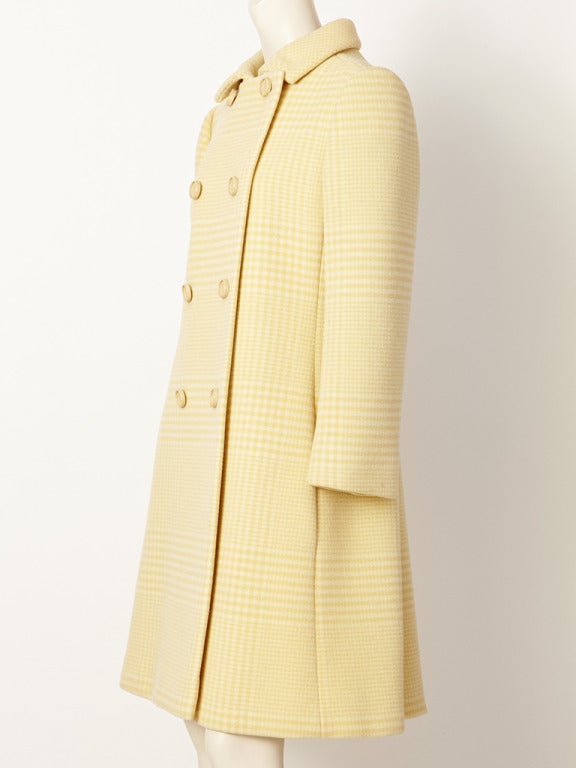 Norman Norell Plaid Coat
