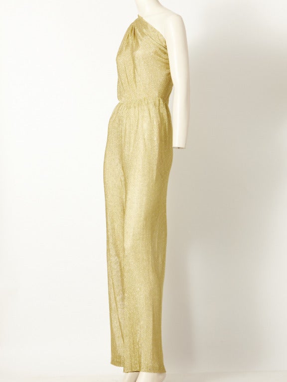 Givenchy One Shoulder Jumpsuit