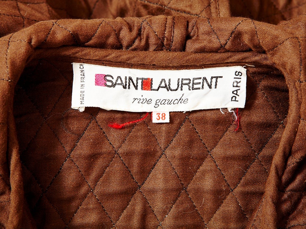 Women's YSL Hooded Quilted Coat