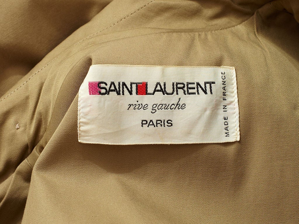 YSL Khaki 70's Trench 1