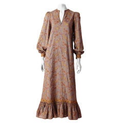 Vintage Giorgio di  Sant'Angelo Embroidered Bohemian Dress