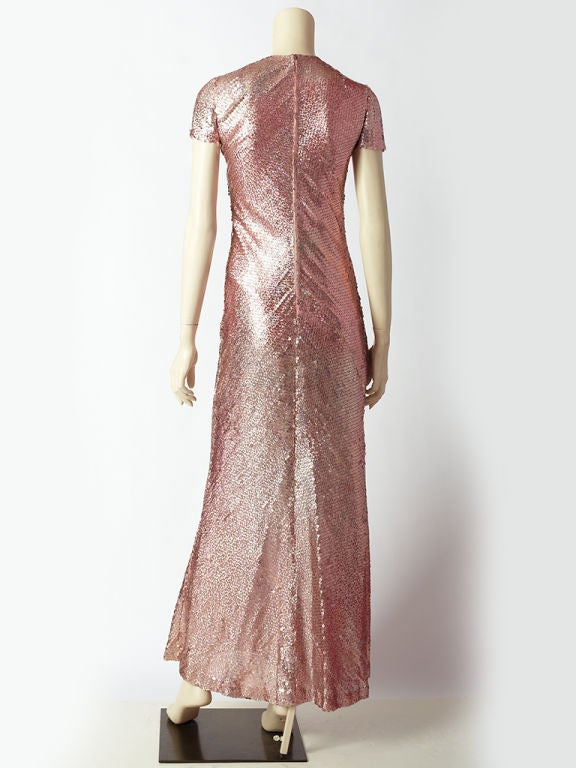 Women's Bill Blass Sequined T Shirt Dress