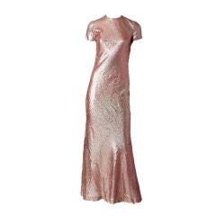 Bill Blass Sequined T Shirt Dress