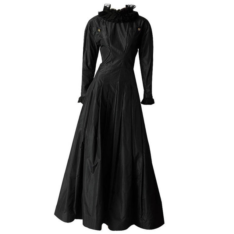 Chanel Taffeta Evening Gown