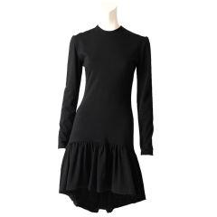 Patrick Kelly Wool Jersey Dress