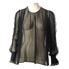 Chanel Chiffon Blouse